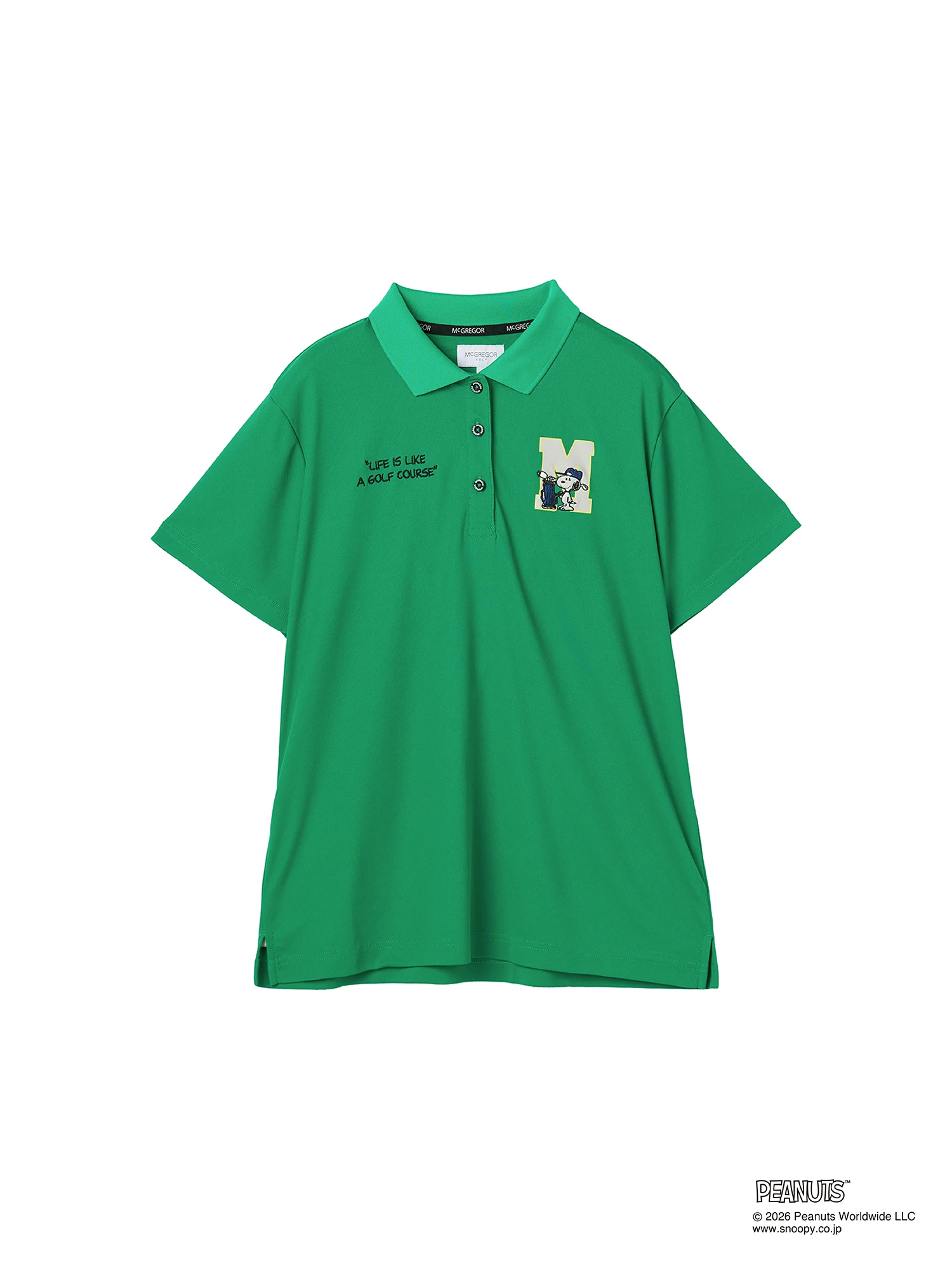 McGREGOR GOLF（マックレガー ゴルフ）｜ポロシャツ(半袖)｜【PEANUTS