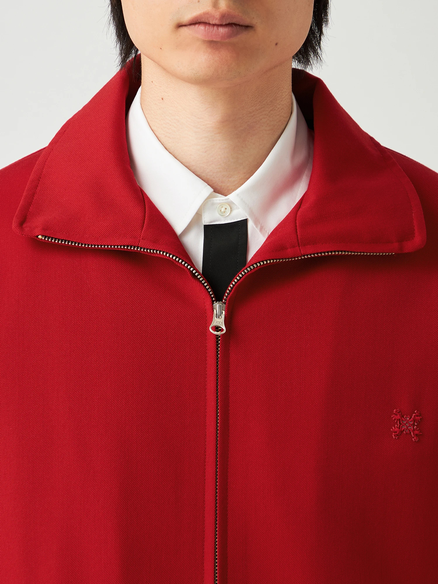 LA7817 エムズグレイシー ジップアップジャケット レッド ウール M LA7817 エムズグレイシー ジップアップジャケット レッド ウール M M'S