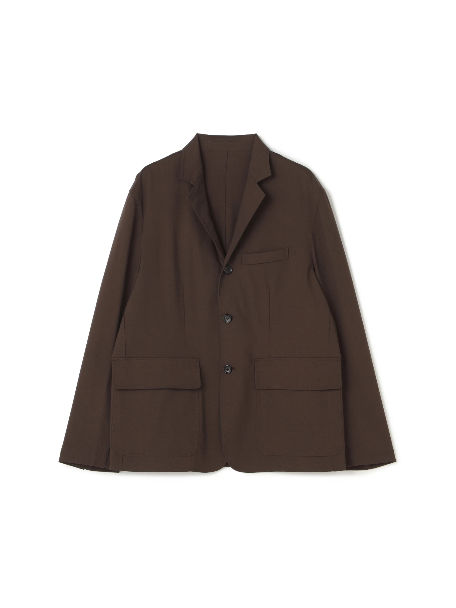 マーレンダム　羊毛　ジャケット　ブラウン YOUTH OF THE WATER - 261-02007 Denim Jacket Persimmon Brown