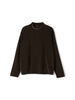 Mc McGREGOR(エムシー マックレガー) |Velour Stripe Mock Neck Tee ベロアボーダーモックネックT