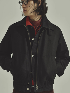 Mc McGREGOR(エムシー マックレガー) |Velour Stripe Mock Neck Tee ベロアボーダーモックネックT