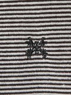 Mc McGREGOR(エムシー マックレガー) |Velour Stripe Mock Neck Tee ベロアボーダーモックネックT