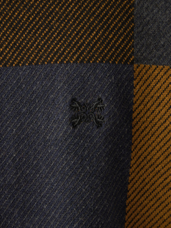 Mc McGREGOR(エムシー マックレガー) |Big Check Cotton-Cashmere Crew Neck Sweater ビッグチェックコットンカシミヤクルーネックニット