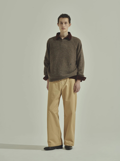 Mc McGREGOR(エムシー マックレガー) |Crew Neck Ribbed Sweater クルーネックリブニット