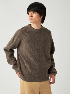 Mc McGREGOR(エムシー マックレガー) |Crew Neck Ribbed Sweater クルーネックリブニット