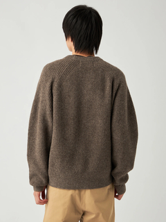 Mc McGREGOR(エムシー マックレガー) |Crew Neck Ribbed Sweater クルーネックリブニット