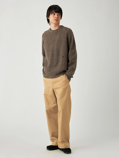 Mc McGREGOR(エムシー マックレガー) |Crew Neck Ribbed Sweater クルーネックリブニット