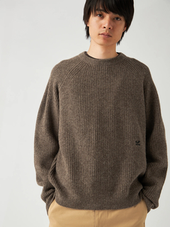 Mc McGREGOR(エムシー マックレガー) |Crew Neck Ribbed Sweater クルーネックリブニット