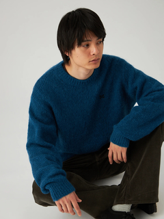 Mc McGREGOR(エムシー マックレガー) |Mohair Crew Neck Sweater モヘアクルーネックニット