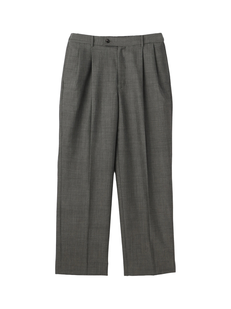 Mc McGREGOR(エムシー マックレガー) |Wool Two-Pleat Wide Trousers