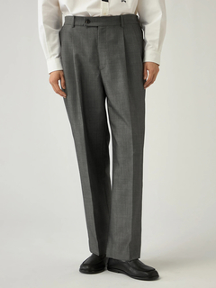Mc McGREGOR(エムシー マックレガー) |Wool Two-Pleat Wide Trousers