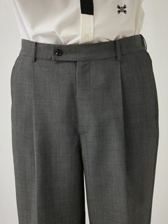 Mc McGREGOR(エムシー マックレガー) |Wool Two-Pleat Wide Trousers