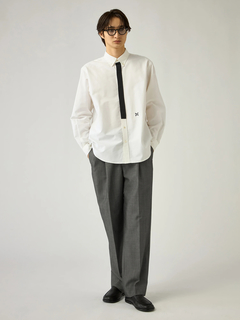 Mc McGREGOR(エムシー マックレガー) |Wool Two-Pleat Wide Trousers