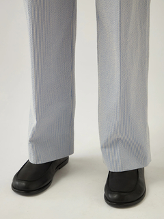 Mc McGREGOR(エムシー マックレガー) |Seersucker Two-Pleat Wide-Leg Trousers