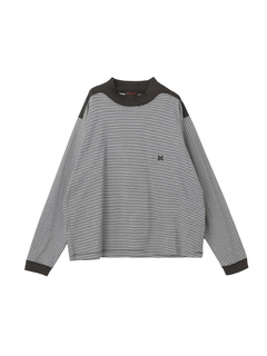 Mc McGREGOR(エムシー マックレガー) |Striped Mock-Neck LS Tee