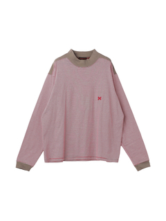 Mc McGREGOR(エムシー マックレガー) |Striped Mock-Neck LS Tee