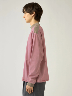Mc McGREGOR(エムシー マックレガー) |Striped Mock-Neck LS Tee