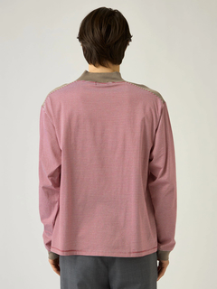 Mc McGREGOR(エムシー マックレガー) |Striped Mock-Neck LS Tee