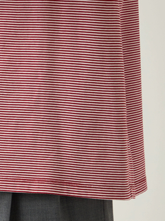 Mc McGREGOR(エムシー マックレガー) |Striped Mock-Neck LS Tee