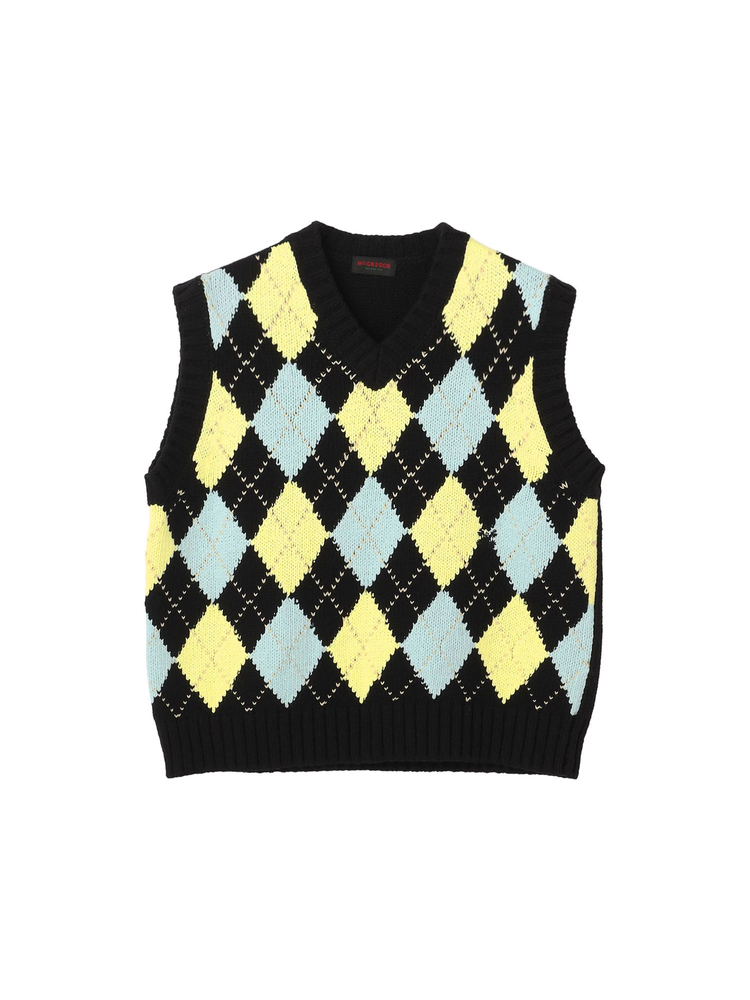 Mc McGREGOR(エムシー マックレガー) |Cotton V-Neck Knit Vest
