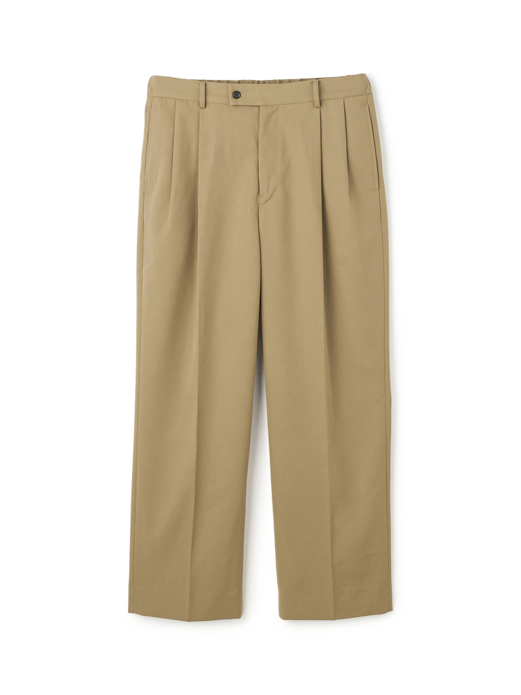 Mc McGREGOR(エムシー マックレガー) |Wool Gabardine Two-Tuck Trousers
