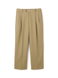 Mc McGREGOR(エムシー マックレガー) |Wool Gabardine Two-Tuck Trousers