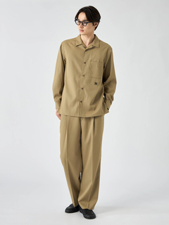Mc McGREGOR(エムシー マックレガー) |Wool Gabardine Two-Tuck Trousers