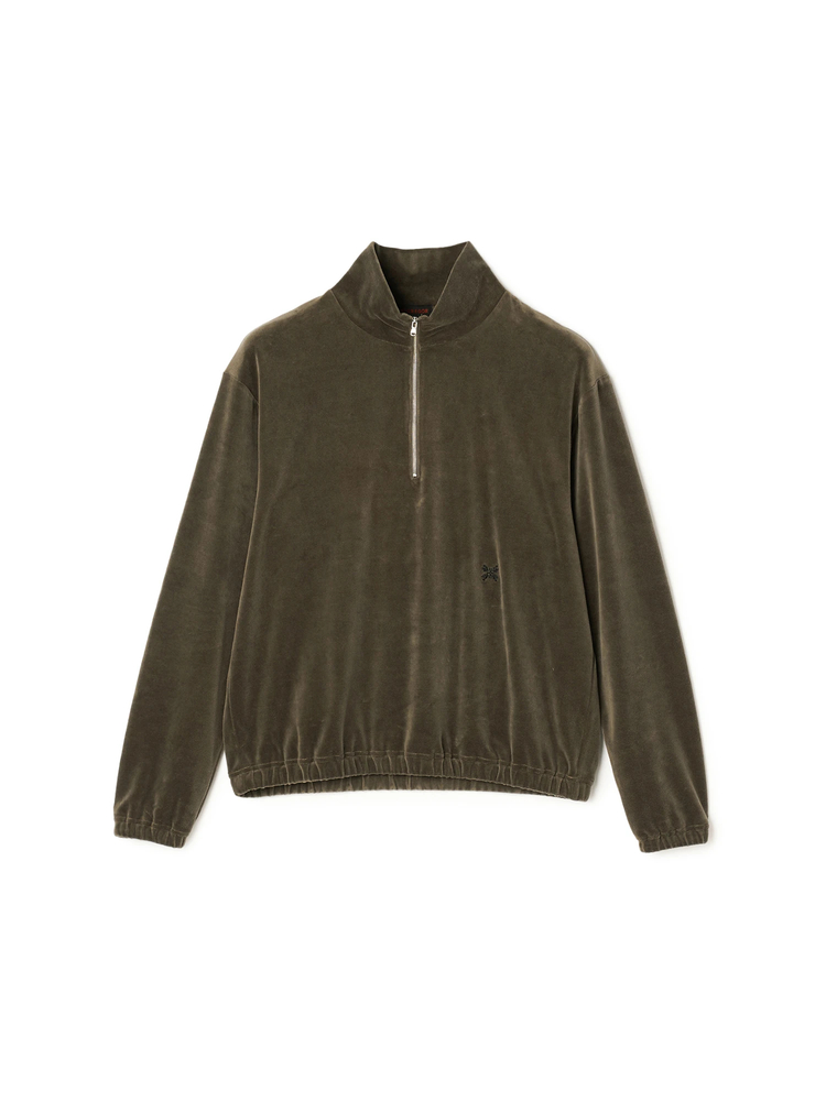 Mc McGREGOR(エムシー マックレガー) |Velour Half-Zip Pullover