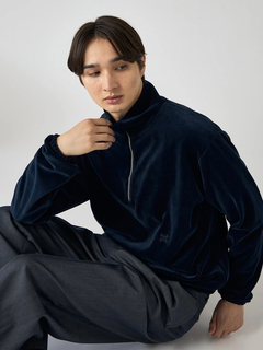 Mc McGREGOR(エムシー マックレガー) |Velour Half-Zip Pullover