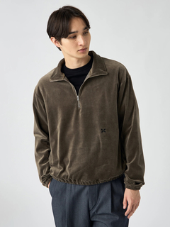 Mc McGREGOR(エムシー マックレガー) |Velour Half-Zip Pullover