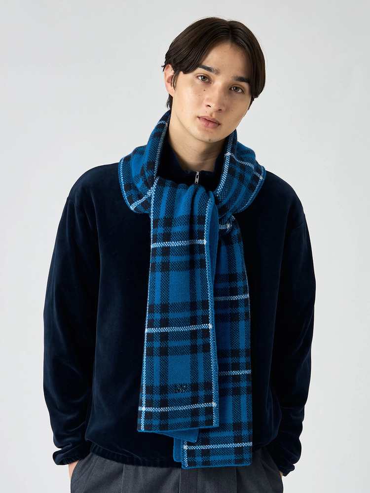 Mc McGREGOR(エムシー マックレガー) |Check Knit Scarf
